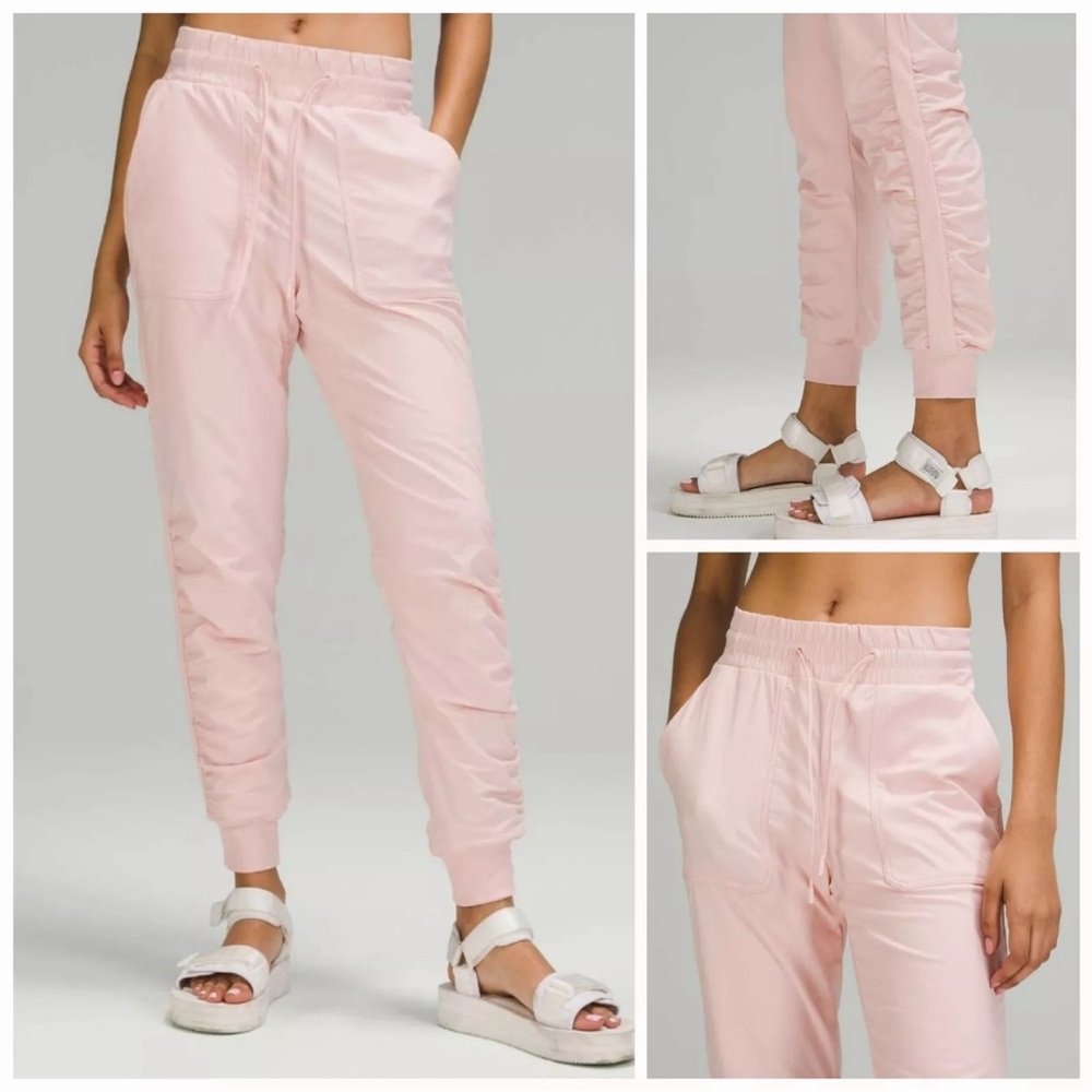 Lululemon Beyond the Studio Lined Jogger. Pink Mist, Size 12